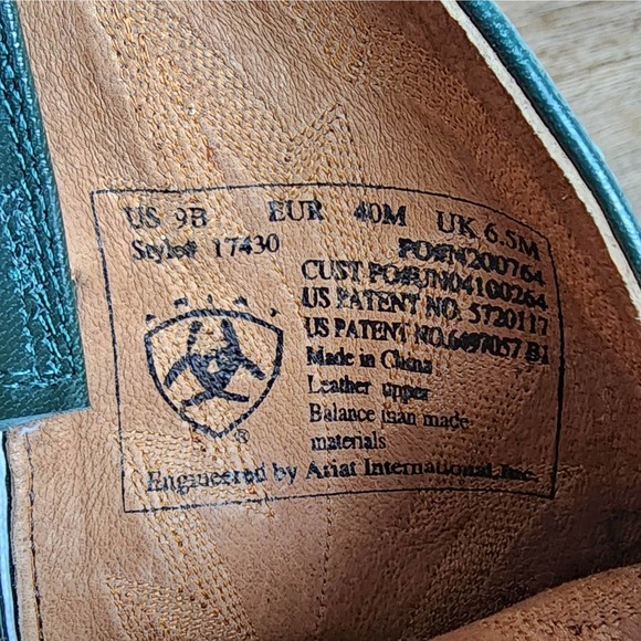 NWOT Ariat Cobalt XR PRO Western Hunter Green Boots | Women's 9B - Picture 8 of 8